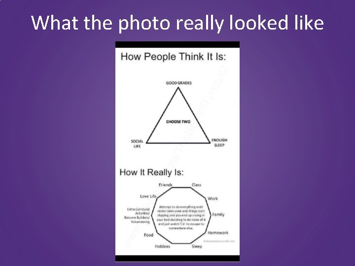 What the photo really looked like 