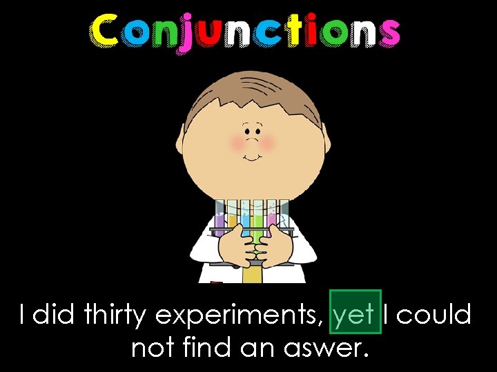 I did thirty experiments, yet I could not find an aswer. 