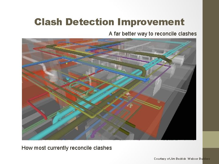 Clash Detection Improvement A far better way to reconcile clashes How most currently reconcile