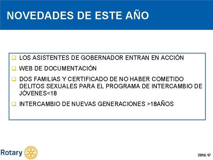 NOVEDADES DE ESTE AÑO q LOS ASISTENTES DE GOBERNADOR ENTRAN EN ACCIÓN q WEB