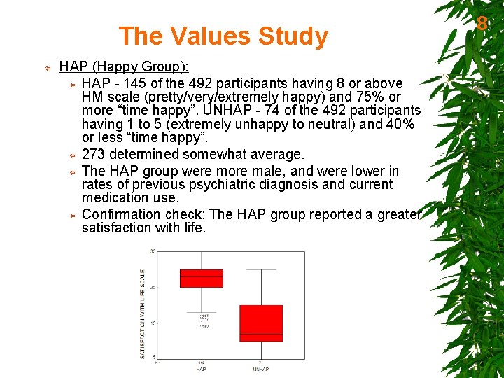 The Values Study ï HAP (Happy Group): ï HAP - 145 of the 492