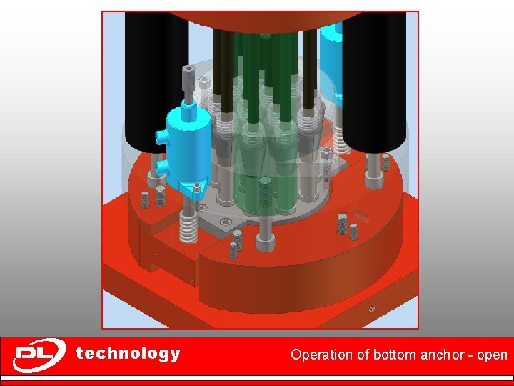 technology Operation of bottom anchor - open 