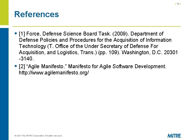 | 18 | References § [1] Force, Defense Science Board Task. (2009). Department of