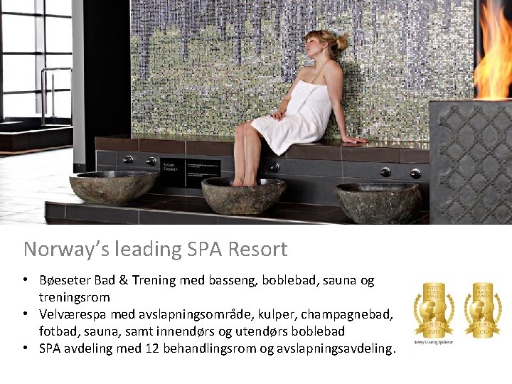 SPA Norway’s leading SPA Resort • Bøeseter Bad & Trening med basseng, boblebad, sauna