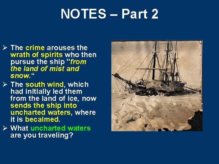 NOTES – Part 2 Ø The crime arouses the wrath of spirits who then NOTES – Part 2 Ø The crime arouses the wrath of spirits who then