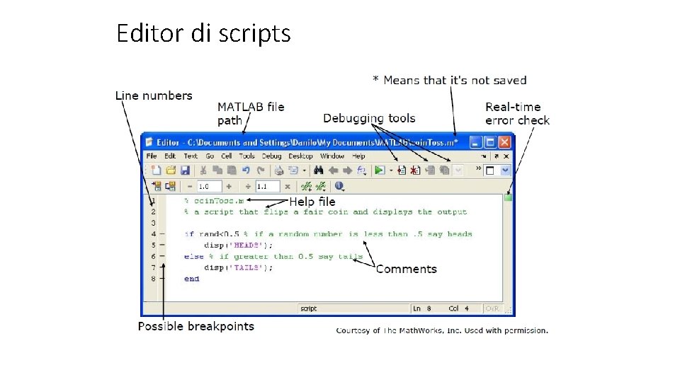 Editor di scripts 