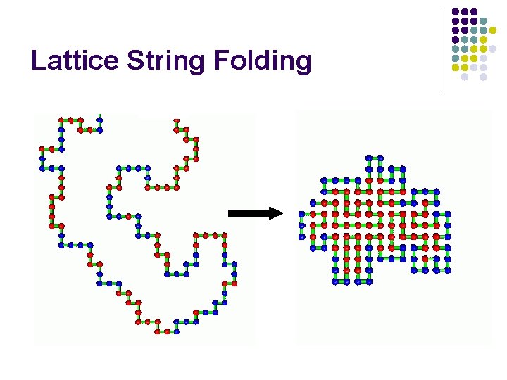 Lattice String Folding 