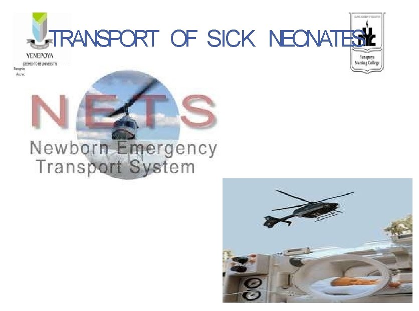 TRANSPORT OF SICK NEONATES 