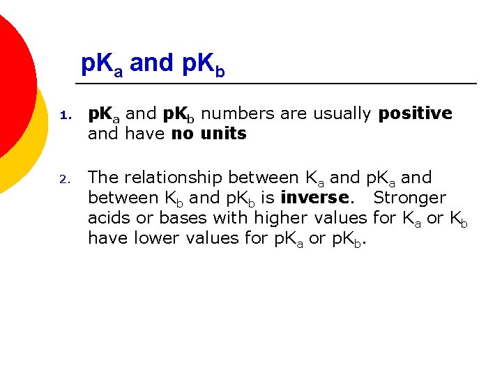 p. Ka and p. Kb 1. p. Ka and p. Kb numbers are usually