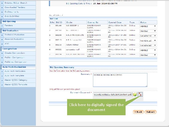 Click here to digitally signed the document 