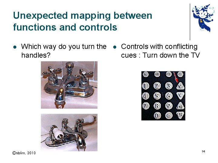 Unexpected mapping between functions and controls l Which way do you turn the handles?