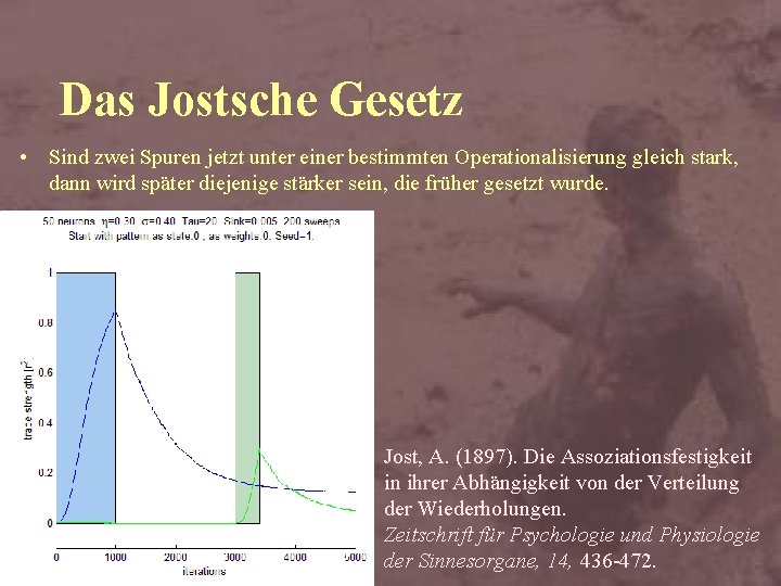 Das Jostsche Gesetz • Sind zwei Spuren jetzt unter einer bestimmten Operationalisierung gleich stark,