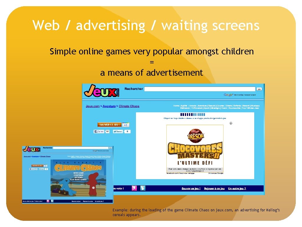 Web / advertising / waiting screens Simple online games very popular amongst children =