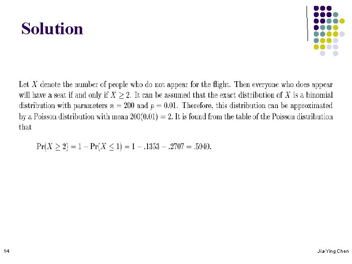 Solution 14 Jia-Ying Chen 