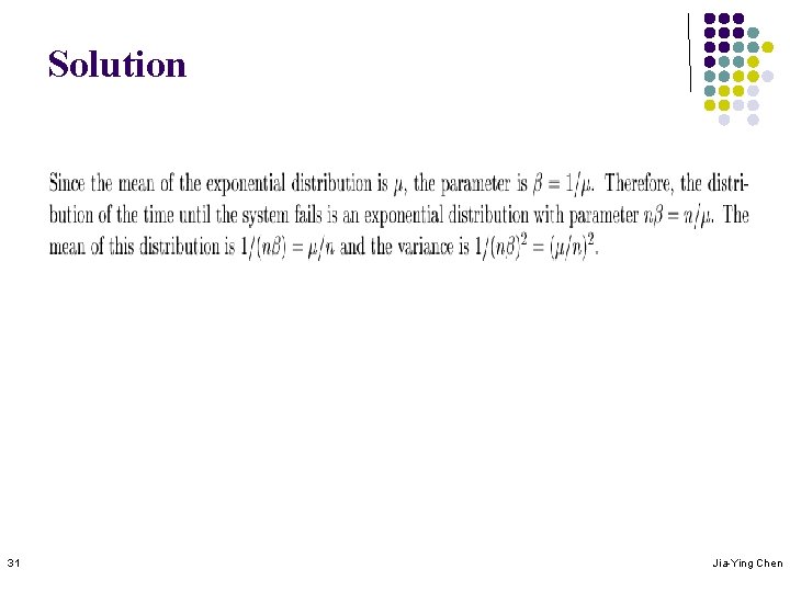 Solution 31 Jia-Ying Chen 