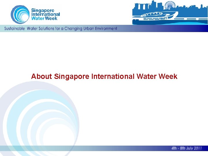 About Singapore International Water Week 