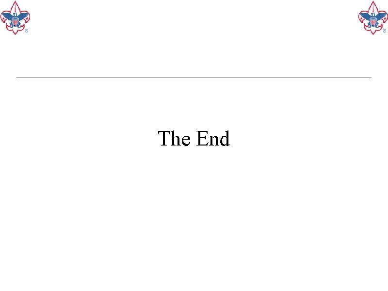 The End 