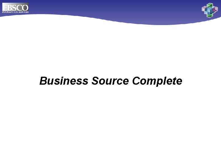 Business Source Complete 