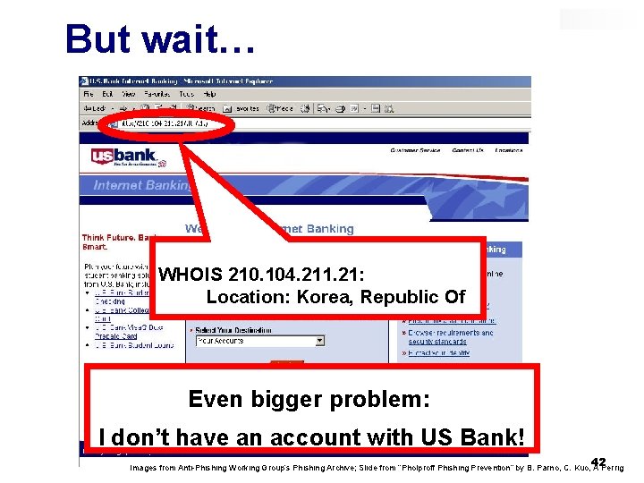 But wait… WHOIS 210. 104. 211. 21: Location: Korea, Republic Of Even bigger problem: