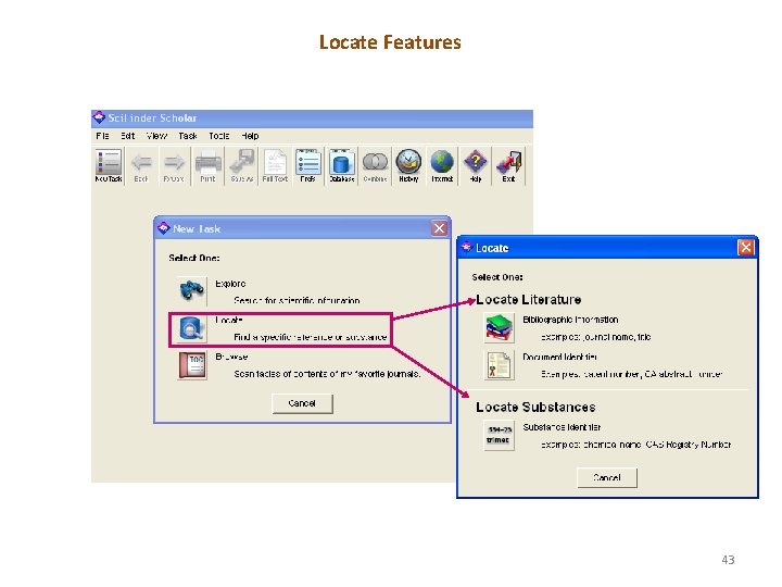 Locate Features 43 