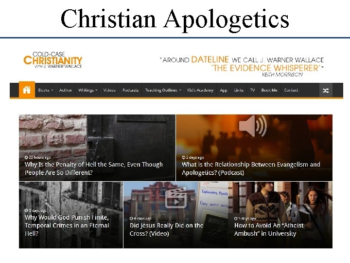 Christian Apologetics 