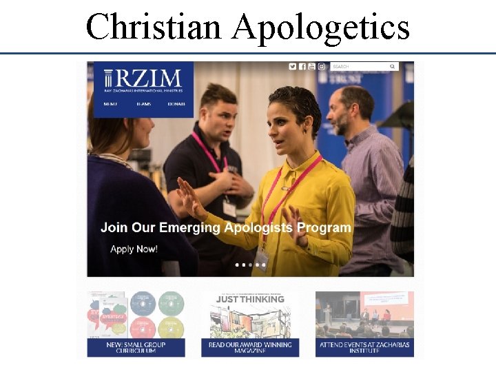 Christian Apologetics 
