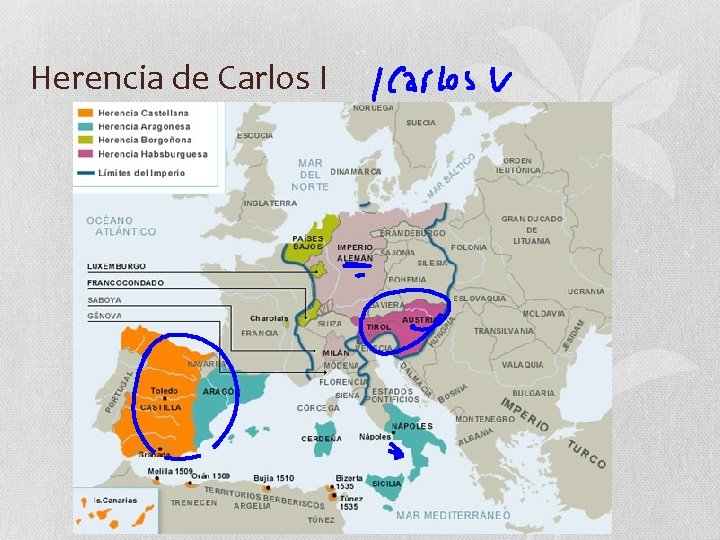 Herencia de Carlos I 