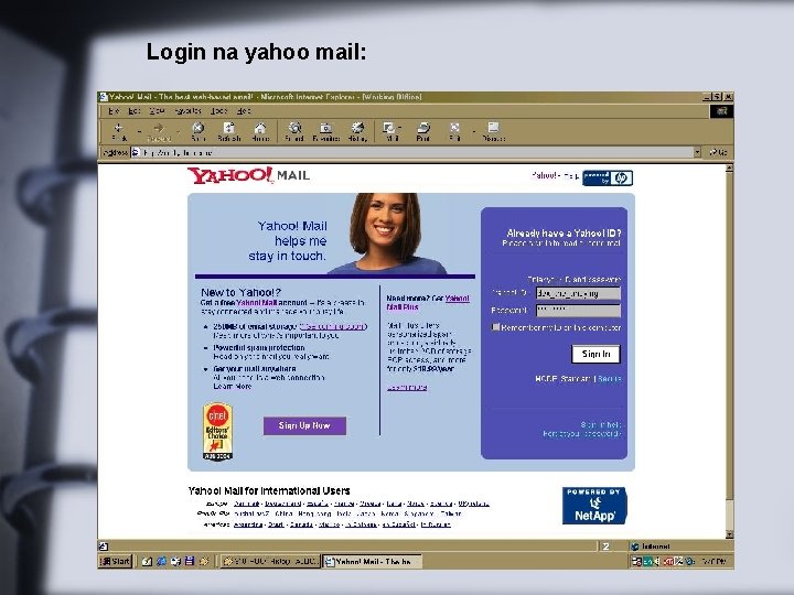 Login na yahoo mail: 