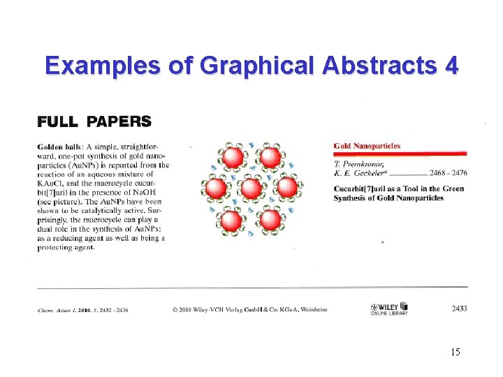 Examples of Graphical Abstracts 4 15 