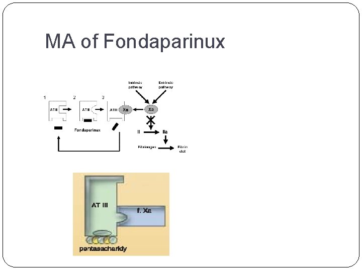 MA of Fondaparinux 