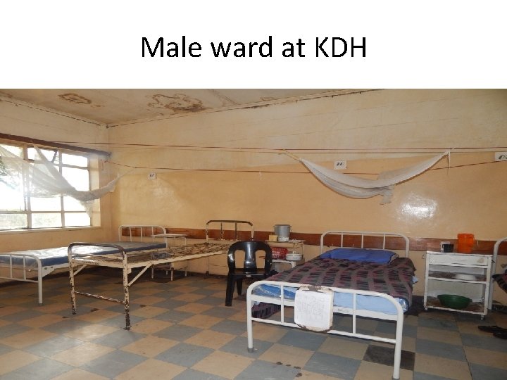 Male ward at KDH 