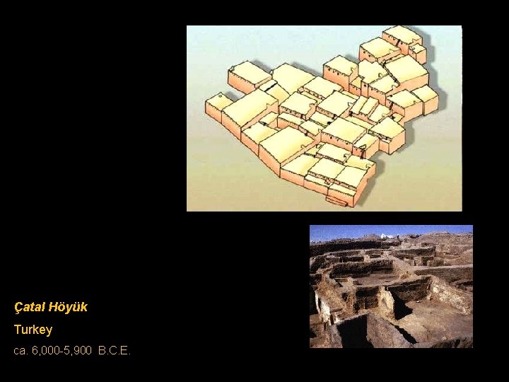 Çatal Höyük Turkey ca. 6, 000 -5, 900 B. C. E. 