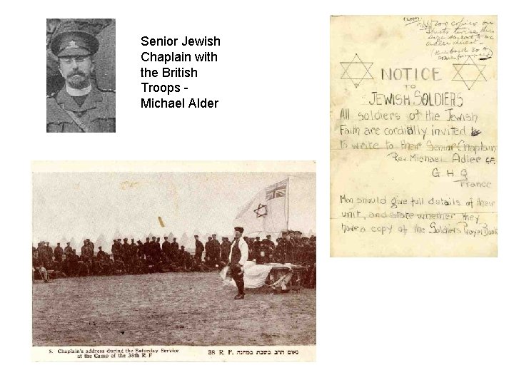 Senior Jewish Chaplain with the British Troops - Michael Alder 