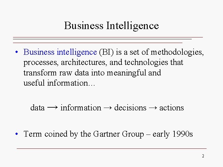 BIT 4514 Database Technology for Business Fall 2019