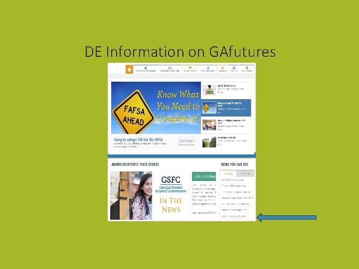 DE Information on GAfutures 