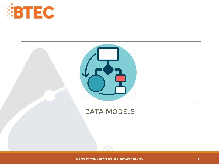 DATA MODELS MICRONET INTERNATIONAL COLLEGE | NETWORK SECURITY 6 