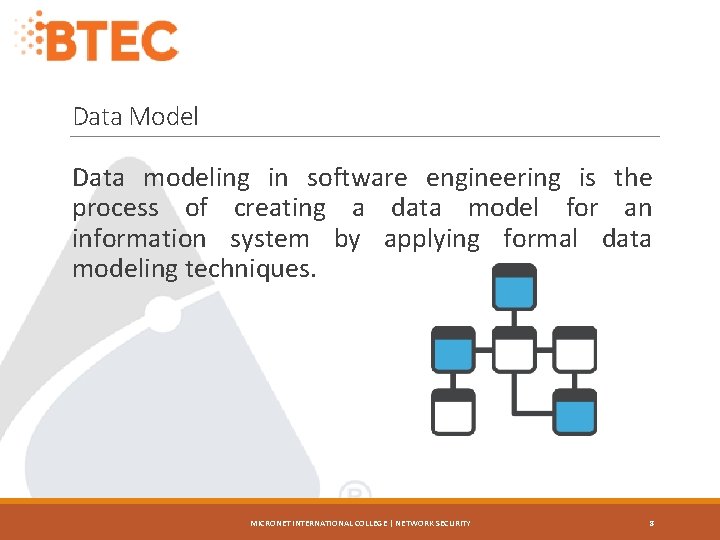 Data Model Data modeling in software engineering is the process of creating a data