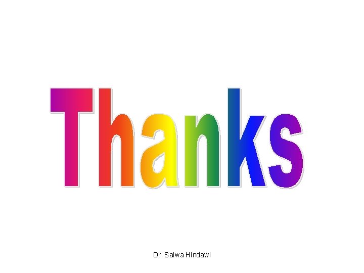 Dr. Salwa Hindawi 