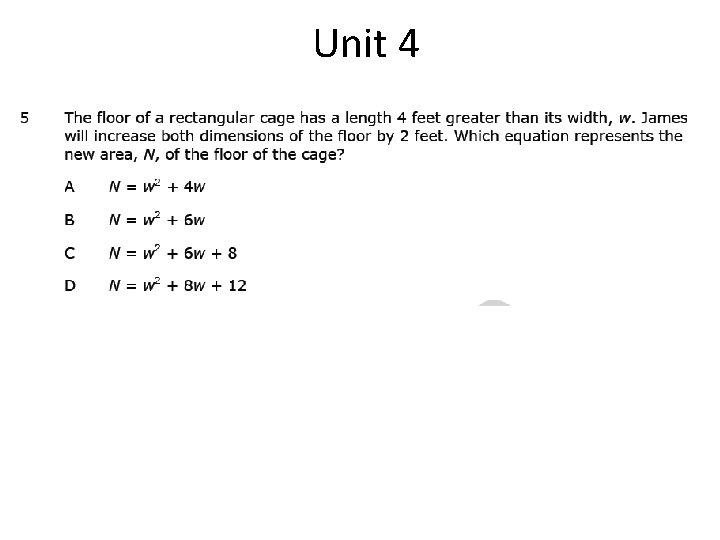 Unit 4 