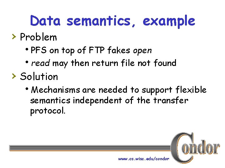 Data semantics, example › Problem h. PFS on top of FTP fakes open hread