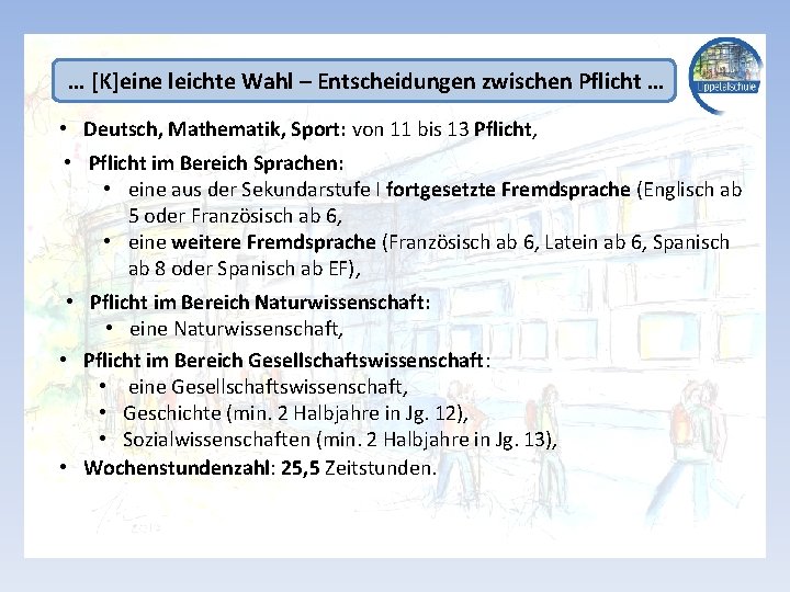 … [K]eine leichte Wahl – Entscheidungen zwischen Pflicht … • Deutsch, Mathematik, Sport: von