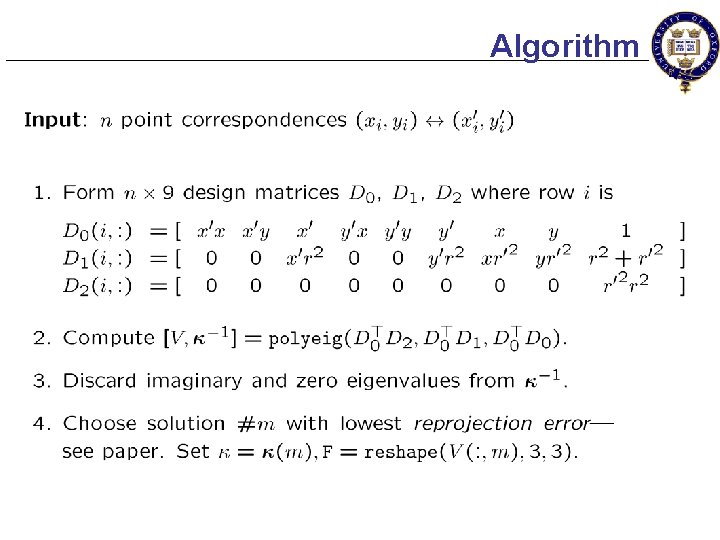 Algorithm 