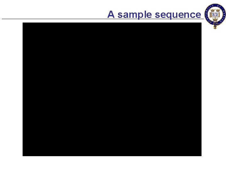 A sample sequence 