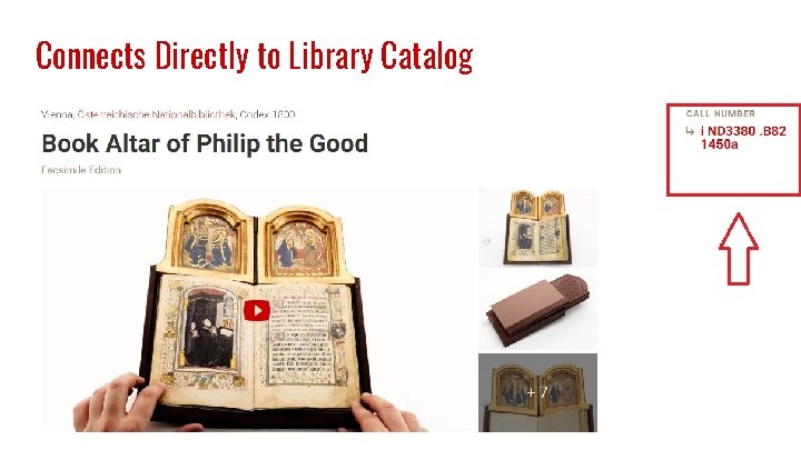 Connects Directly to Library Catalog 
