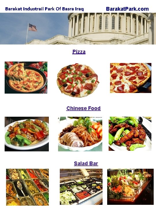 Barakat Industrail Park Of Basra Iraq Pizza Chinese Food Salad Barakat. Park. com 