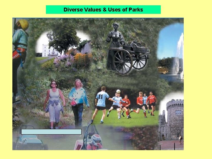 Diverse Values & Uses of Parks 