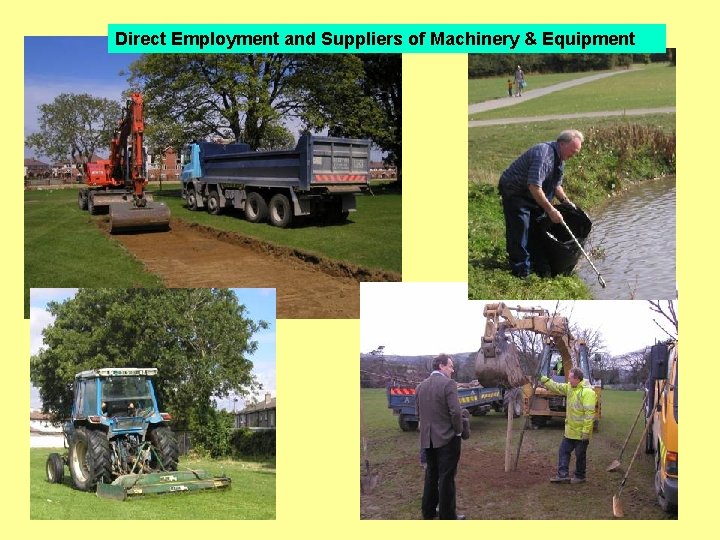 Direct Employment and Suppliers of Machinery & Equipment 