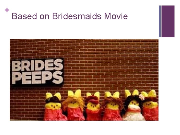 + Based on Bridesmaids Movie 