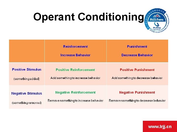 Operant Conditioning www. lrjj. cn 