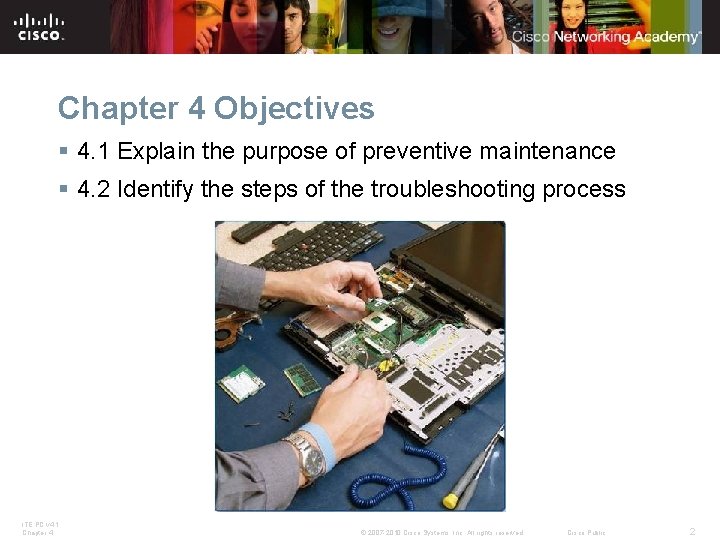 Chapter 4 Objectives § 4. 1 Explain the purpose of preventive maintenance § 4. Chapter 4 Objectives § 4. 1 Explain the purpose of preventive maintenance § 4.